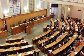 simulirana sjednica hrvatskog sabora